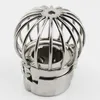 Nuevo diseño de bloqueo de sigilo Scrotum colgante de acero inoxidable camilla de bola de acero anillo de polla bloqueo de la castidad masculina juguetes sexuales