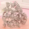 Hair Clips Barrettes Bridal Tiaras Gratis frakt Glänsande kristall Pärla Kvinnor Hår Smycken Bröllop Tillbehör Lady Bridal Head Smycken