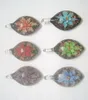 10st / lot multicolor murano lampwork glas hängsmycken för DIY Craft mode smycken gåva pg11