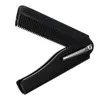 ファッションメンズレディースハンドメイド折りたたみ式ポケットクリップヘア口ひげbeard comb4372478