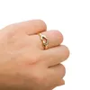 Everfast 10pc/Lot Funny Love Gesture Ring I Love U Women Party Gift Mix Colors Simple Ring EFR092 Fatory Price