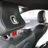 Autocollants pour appuie-tête de siège, crochets de décoration, couvertures de garniture adaptées à la Ford Mustang 20152016, accessoires d'intérieur de voiture ABS3985003