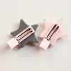 2017 Clipe Verão Hair Style Starfish coreana brilhantes Bebés Meninas Cabelo Sea Acessórios Pink Star Grampos Estrelas Princesa Hairpin bonito