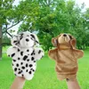 Köpek El Kukla Sevimli Karikatür Köpek El Kukla Çocuklar Eğitim Yumuşak Bebek Hayvanları Oyuncaklar Bebek Çocuklar1322682