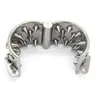 Dia 30mm stainless steel cock ring 4 rows teeth penis ring ball stretcher weight for CBT delay ejaculation DTSM products sex toys4323470