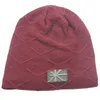 Drapeau de l'Union Logo Femmes Hommes Bonnets Automne Hiver Doux Chaud Bonnet Tricoté Mode Crâne Cap Chapeaux Gorro Ski Caps pour Unisexe GH-131