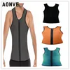 Afslanken Riem Buik Mannen Body Shaper Man Taille Trainer Afslanken Vest Shirt Ultra Zweet Neopreen Thermo Body Shaper Plus Size