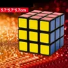 MOQ 100pcs Rubics Cube Rubix Cube Magic Cube Rubic Square Mind Game Puzzle pour Enfants (Couleur: Multicolore) 5.7x5.7x5.7