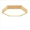 Plafonniers de plafond Modern Minimalist Minimalistes HExagon Flush FLUSH Plafonniers de plafonds encastrés Fixations d'éclairage à LED