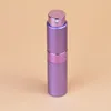 Novo 8 ml Torção Perfume pulverizador de viagem Girar frascos de spray de perfume reutilizáveis ​​frascos de perfume atomizador vazio recipiente cosmético