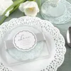 Lace Exquisite Coasters de vidro fosco Conjunto de 2 favores do casamento e presentes 100 Set / Lote = 200 PCS Frete grátis Total