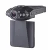 H198 Car DVR BlackBox SunPlus CPU OV 7725 HD720P Szeroki kąt 120 stopni Obrót 2.5 LCD 10 sztuk Darmowy DHL