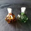 Couleur grenouille en verre gévère des bonons en verre accessoires, tuyaux fumeurs mini multi-couleurs multiples tuyaux à main le meilleur tuyau en verre à la cuillère