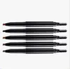 Doubleend automatyczne ołówki do brwi Wodoodporne długotrwały brązowe pigmenty tatuaż brwi Makeup Brow Pen Pen Cosmetic 5 kolorów G1459681