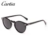 Polarized sunglasses women carfia 5288 oval designer sunglasses for men UV 400 protection acatate resin glasses 5 colors with box2150