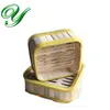 Bamboo Steamer with lid bento lunch box Healthy Cooker food container 7.2inch square with plastic wrapper Rice Pasta fish