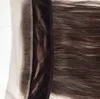 Bandas de cabelos humanos reais cor marrom cor 4 acessórios de cabelo mongóis