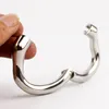 Stainless Steel Male Chastity Belt Cock Cages Additional Ring Arc Cock Ring 4 Size Choose BDSM Cock Cage Toys