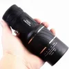 Preto Único Foco 16x52 Zoom Monocular Telescópio Lente Óptica Viagem Spotting Scope HD Monocular Telescópios Dispositivo Ao Ar Livre Frete Grátis