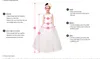 Lovely Short Ball Gown Flower Girls Dresses For Weddings Appliques Beads Backless Girls Pageant Dresses Bow Satin Kids Party Dress8981290