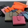 정품 가죽 신용 카드 소지자 지갑 고품질 클래식 Hasp 디자이너 남성 여성 지갑 2023 새로운 패션 비즈니스 ID 홀더 카드 케이스 작은 주머니 가방