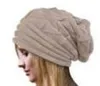 Gevouwen flening cap hoed herfst en winter gebreide hoed skiën wol cap Ouheargear hoofdtooi hoofdwarmer skiën warme hoed