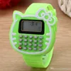 Montres pour enfants Relogio horloge filles montre LED numérique sport montre de silicone Date d'enfants Montres multifonctions Calculatrice Montre
