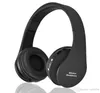 Stereo NX-8252 Professionell vikbara trådlösa Bluetooth-hörlurar Super Effect Bass Portable Headset för DVD MP3-mobiltelefon