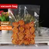 20x30cm A Grade Vacuum Transparent Kokad Mat Saver Förpackning Packages Väskor Kötttacks Hermetisk Förvaring Värmeförsegling Plastpaketpåse