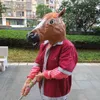 Creepy Horse Mask Head Halloween Costume Theater Prop Novelty Latex Rubber Christmas New Years Horse Head Mask Animal Costume Toys1151172