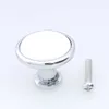 5quot Modern Simple Silver White Furniture Handtag Ceramic Dresser Kök Skåp Dörrhandtag Chrome Drawer Knob 128mm 96mm5550259