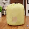 Novo Coreano elegante grande capacidade Barril Shaped Nylon Wash Armazenamento Organizador de Viagem Saco de Maquiagem Cosméticos Bolsa Para As Mulheres