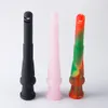 Retail Silicone Down Tubes Smoking Accessories with 135mm Length Silicone Downstem for Smoking Bong Glass Water Pipe at mr dabs