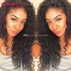 Glamorous Brazilian Human Hair Wig Deep Wave Body Wave Straight Kinky Curly Lace Wigs 18 20 22 24 26 Inches Lace Front Wig