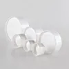 3g 5g 10g 30g 50g 100g 10pcs Portable White Plastic Jar Mask Cream Jars With Depressed Cap Bottle Empty Lip Balm Containers EJ14