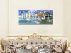 Pinturas de barco Raoul Dufy Regates Dans Le Port De Trouville Grandes paisagens marítimas Arte moderna em tela de alta qualidade pintada à mão Gift256m
