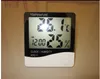 Indoor kamer LCD elektronische temperatuur vochtigheidsmeter digitale thermometer hygrometer weerstation weerstation wekker