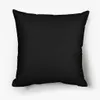 16x16 Inches Blank Canvas Pillow Cover Natural Canvas Pillow Case White Cotton Pillow Case Black Cushion Cover for Hand-printing (3 Colors )