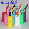 DHL Free Silicone Bong Water Pipe silicone oil rig hookah glass smoking Bongs Pipes with smoke accessories