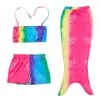 Ragazze Mermaid Tail Bikini Suit Bambini Ins Pinze da bagno Costume da bagno Costume da bagno Costume da bagno Costume da bagno Costume da bagno 30Designs Scegli Free FedEx Ups Ship