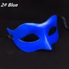 50pcs Half Face Mask Halloween Masquerade Mask ، Venice ، Italy Flathead Men Men Mens Mass أقنعة الحفلات في الهالوين I058