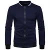 Męskie Bluzy Zipper Design Mens Jacket Płaszcz O Neck High Quality Męskie Jesień Bluza Brand-Clothing Hoodie Men New Hj03