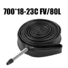 1Pcs 700*18-23C AV/FV Presta Valve 48L Presta Valve Road Bicycle Bike Cycling Inner Tubes Wheel Tire Cycling Accessory