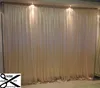 3M high by 3M wide wedding decoration curtain black backdrop color Party Curtain Celebration draps Performance Background Satin Dr9319054