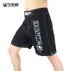 Wtuvive Noir Mens Mma Short de boxe Muay Thai Shorts Lutte Sanda Fight Wear Mixed Martial Arts Cheap Kickboxing Tiger Muay Thai