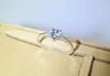 Förderung!!! Großhandel Echt 925 Silber Herz Ehering Edlen Schmuck Inlay Herz CZ Diamant Verlobungsringe Für Frauen RX008