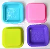 Hopestar168 Narin Sevimli Zanaat Sanat Kare Silikon Fırın El Yapımı Sabun Kalıpları DIY Sabun Kalıp Pişirme Kalıpları Rastgele Renk