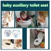 Kreativa barn baby potta toalett sits matta toalett sits täcker barnsäkerhet mjuk toddler extra toalettplatta träning sits kid386