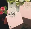 レーザーカットプレイスカードウェディング名カードゲスト名プレイスカードウェディングパーティーテーブル装飾結婚式の飾り9021416