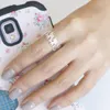 Everfast Wholesale 10pc/lot Cats Rings 6女性用の素敵な子猫のつながりの動物リングは、色EFR003を混ぜることができます